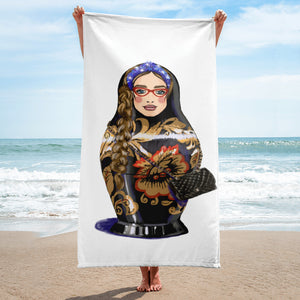 NOT YOUR TYPICAL RUSSIAN GIRL Towel