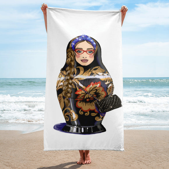 NOT YOUR TYPICAL RUSSIAN GIRL Towel