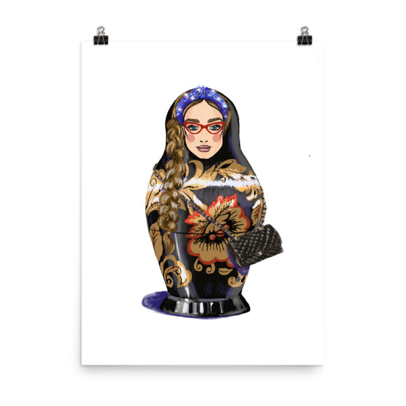 NOT YOUR TYPICAL RUSSIAN DOLL Fine Art Print