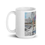 New York LIPSTICKS White glossy mug